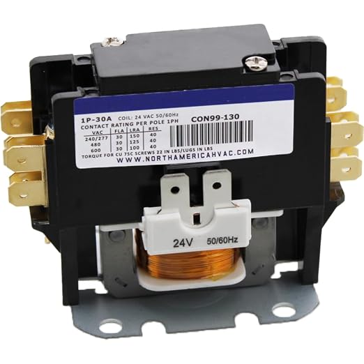 ClimaTek Single Pole / 1 Pole 30 Amp Condenser Contactor Replaces Lennox by ClimaTek