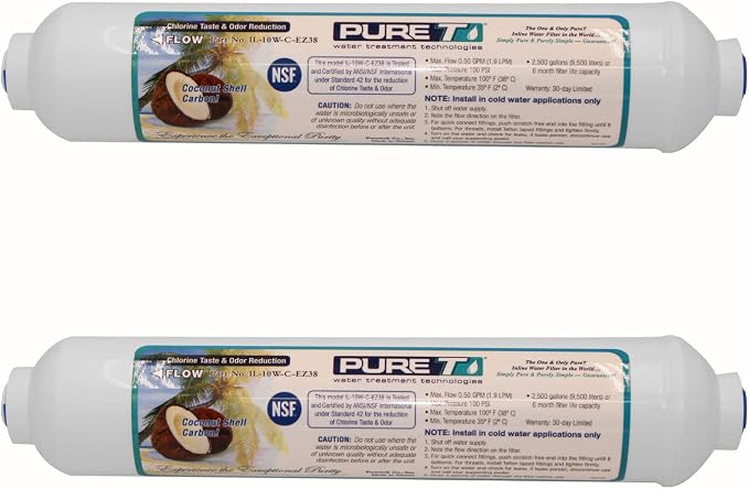 PureT IL-10W-C-EZ38, Lifetime of 1 Year or 1, 500 Gallons by PureT