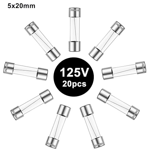 20PCS F5AL125V 5 x 20mm Fast Blow Glass Fuses 5A 5Amp 125V Glass Fuse, 0.2 x - Image 5