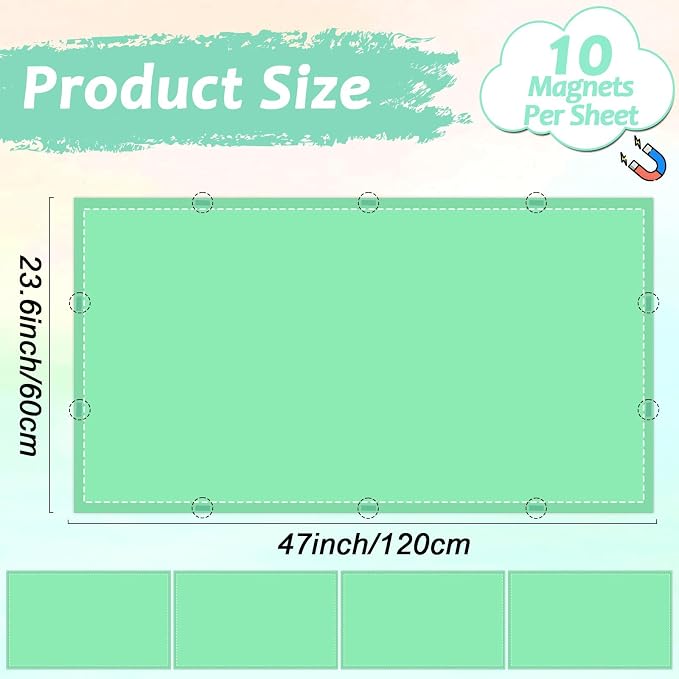Wiooffen 4 Pcs Fluorescent Light Covers - Image 2