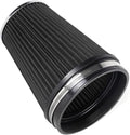 6" 152 mm High Flow Inlet Air Filter, Air Intake Cone Filter Replacement by MUGERACING