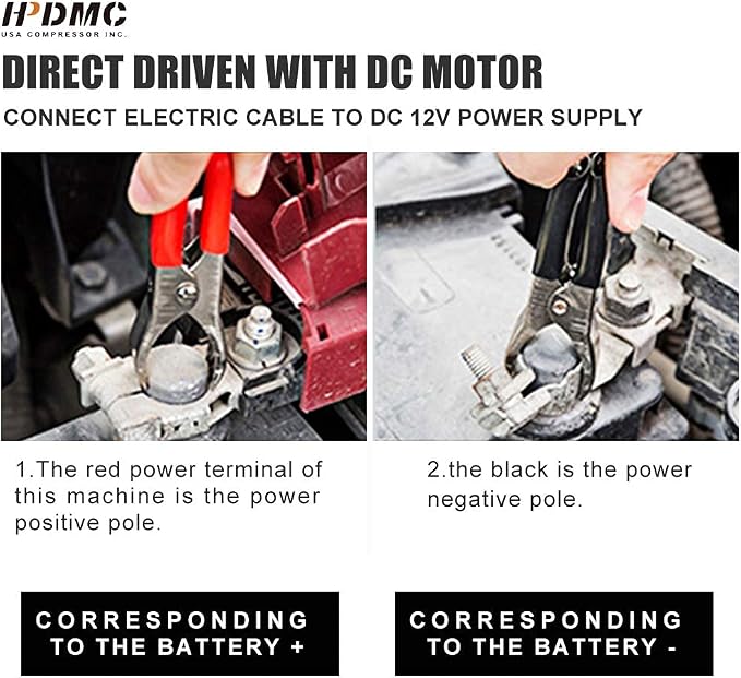Oil-free Dive 12V 550W Air Compressor System Vacuum Pump - Image 8