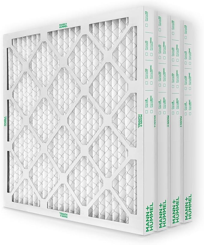 Mann+Hummel 20x25x2 MERV 11 Pleated HVAC AC Furnace Air Filters. Quantity 4. by MannHummel