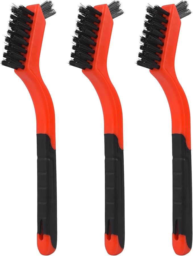 Nylon Cleaning Brushes with Ergonomic Handle by GIVEDOUA