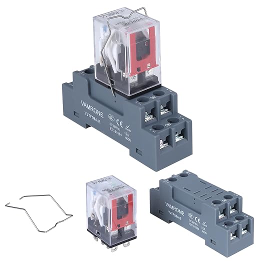 2PCS Electromagnetic Power Relay, 8-Pin 10A 24 DC Relay Coil - Image 2