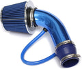 3 Inch Universal Cold Air Intake Kit, Aluminum Induction Flow Hose Pipe Kit by RASNONE