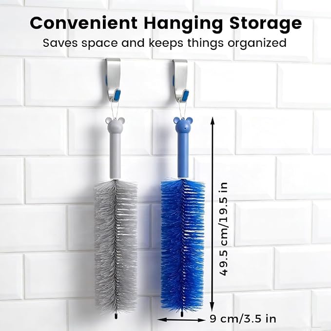Upgrade Fan Cleaning Brush, Bendable Microfiber Duster Head, Reusable Dust - Image 2