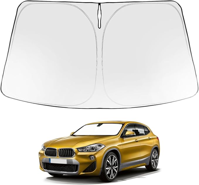 Proadsy 2026 Upgrade Windshield Sun Shade Custom Fit 2018-2023 BMW X2 F39 by Proadsy