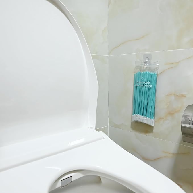 50PCS Disposable Crevice Cleaning Brush Kit, Disposable Toilet Brush, Window - Image 2