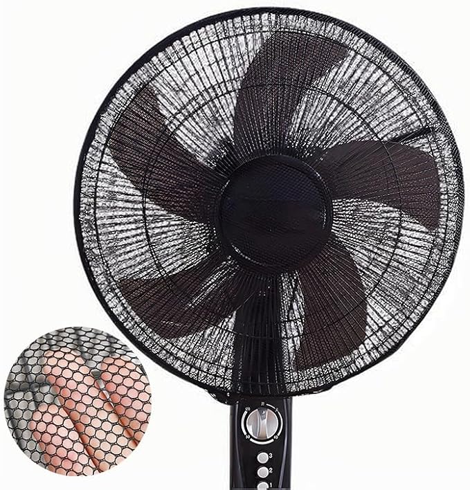 2 Pack Round Electric Fan Guard Dust Cover，Damp-Proof Cover - Image 5