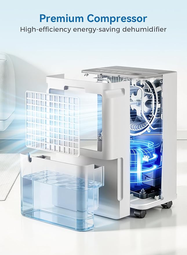 2500 Sq.Ft Dehumidifier for Basement - Image 9
