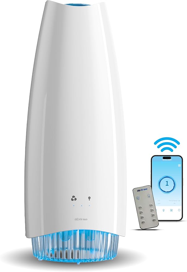Airfree Elite Filterless Silent Room Air Purifier, No Maintenance, Destroys - Image 2