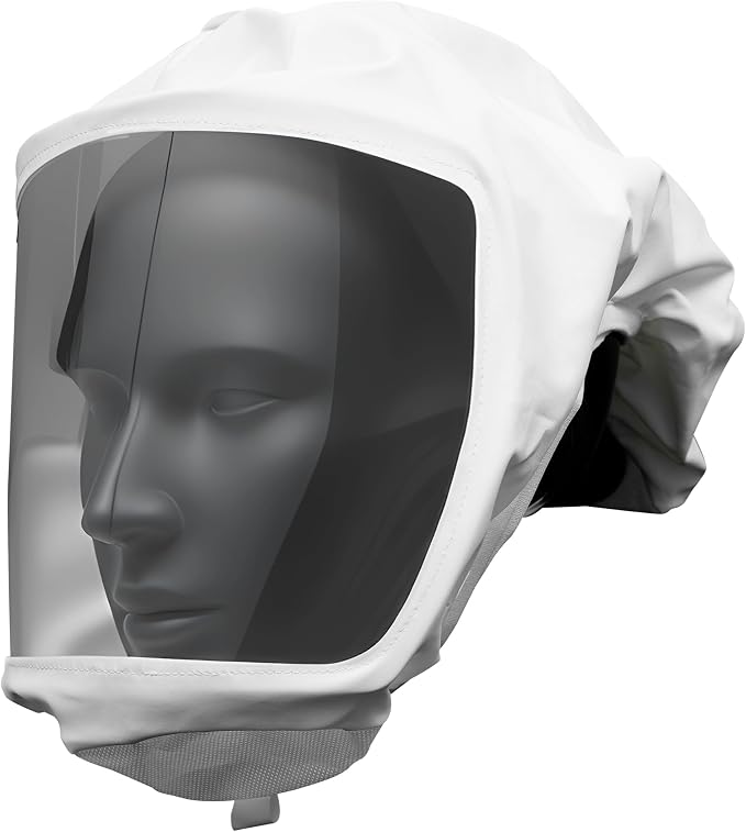 PAPR Headcover with Integrated Suspension, Open-Ear Protective Hood by WeldingProtectiveMaster