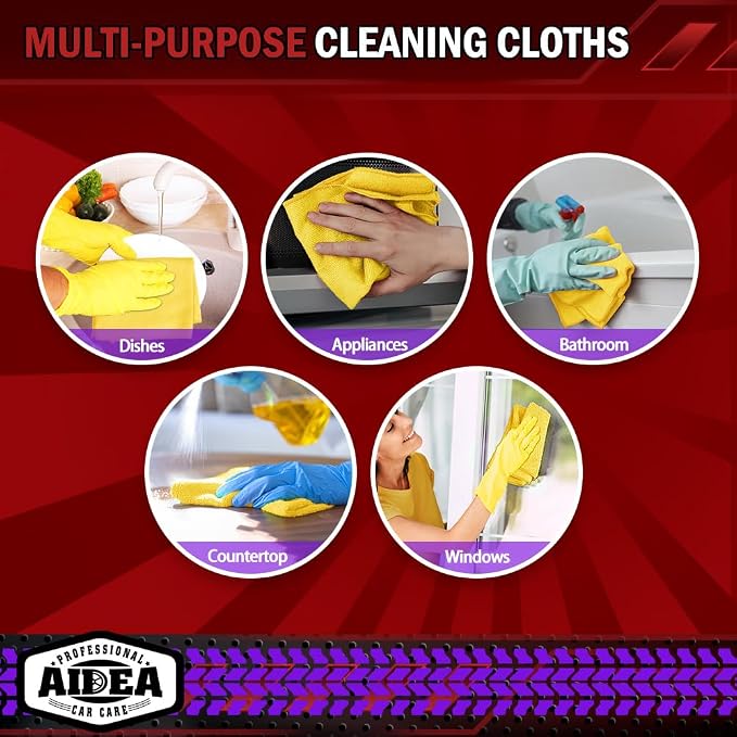 AIDEA Microfiber Cleaning Cloth, Microfiber Towels - Image 7