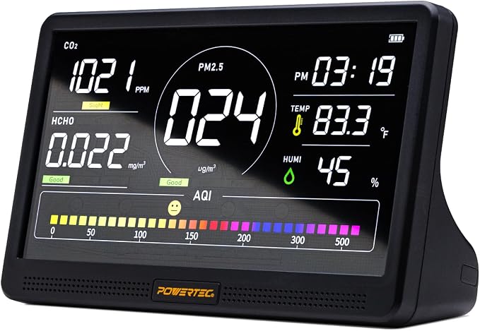 POWERTEC AD1001 Air Quality Monitor by POWERTEC