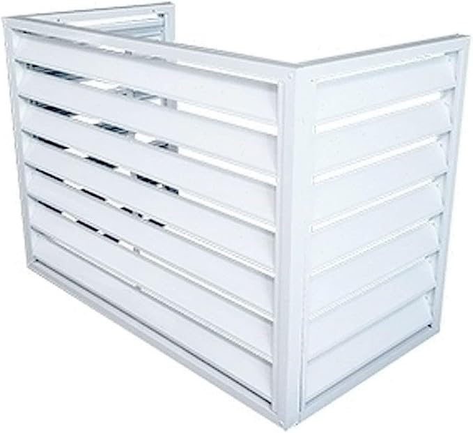 Outdoor air conditioning fence, outdoor air conditioning hidden protective cover by Unknown