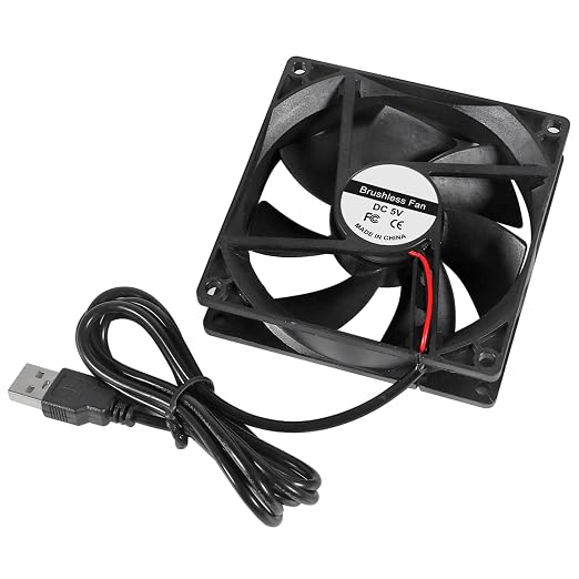 4Pcs 92mm USB Fan 92mm x 25mm Cooling Fan 5V 9225 USB DC Brushless Small - Image 7