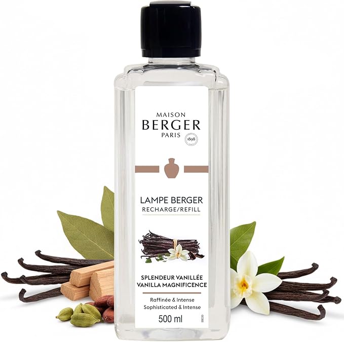 MAISON BERGER Lampe Berger Refill, 500 ml, Vanilla Magnificence | Catalytic by MAISONBERGER