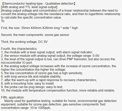 Taidacent Low Concentration Qualitative Detection MQ131 Ozone Sensor Module O3 - Image 5