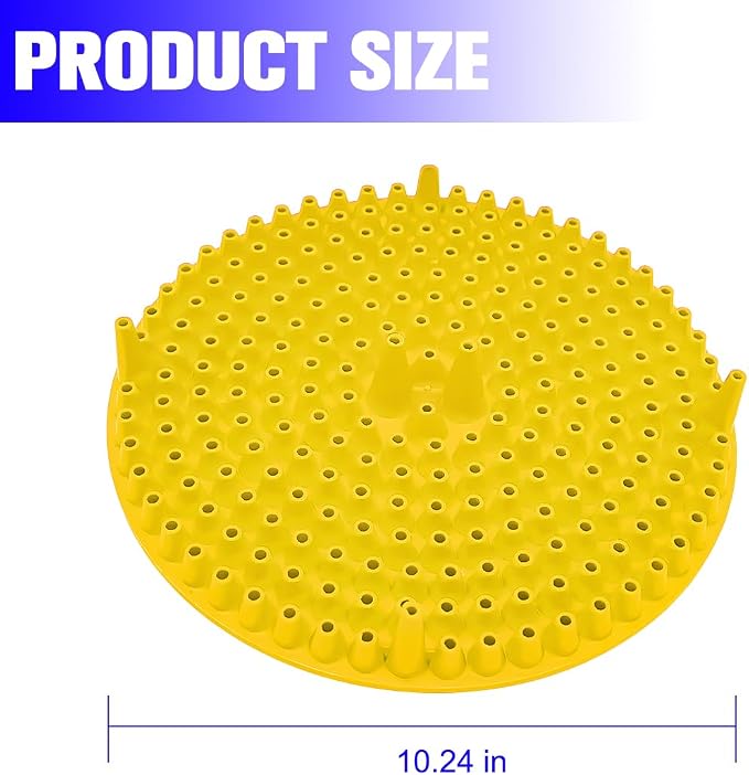 2PCS Car Wash Bucket Grit Trap Insert, 10.2" Vehicle Detailing Washing Filters - Image 2
