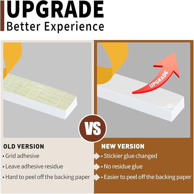 Yotache White Foam Weather Stripping Adhesive 2" x3/8" - Image 2