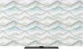 Water Ripple Teal Gradient Indoor TV Cover, Elastic TV Screen Protector Modern by Unknown