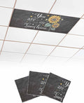 3 Pack Retro Sunflower Fluorescent Light Covers You are My Sunshine Yellow by Unknown