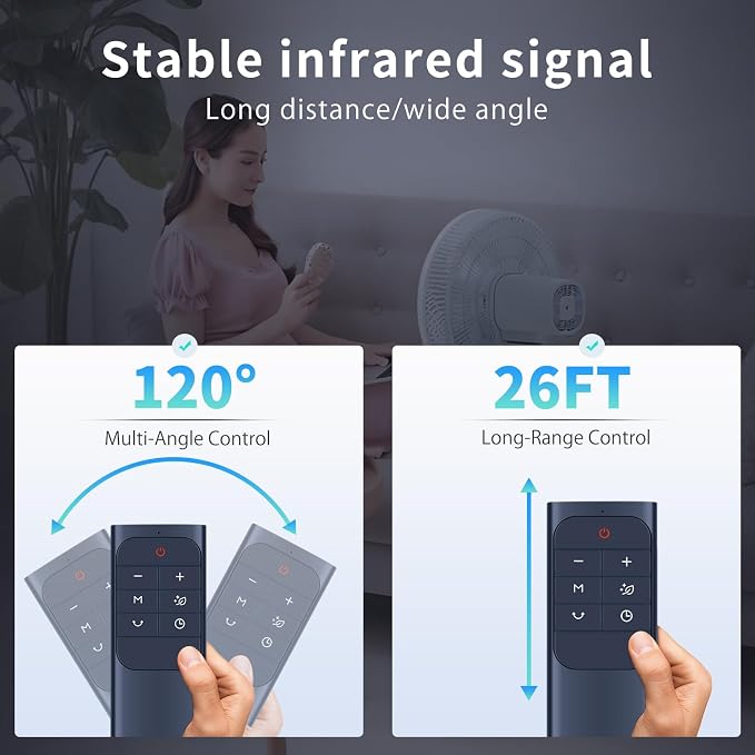 Tower Fan Remote Control Replacement, Compatible - Image 9