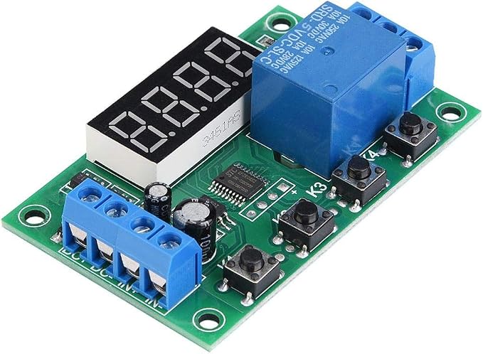 Programmable Timer Relay Module 5V 12V 24V Multifunction Time Delay Switch - Image 2