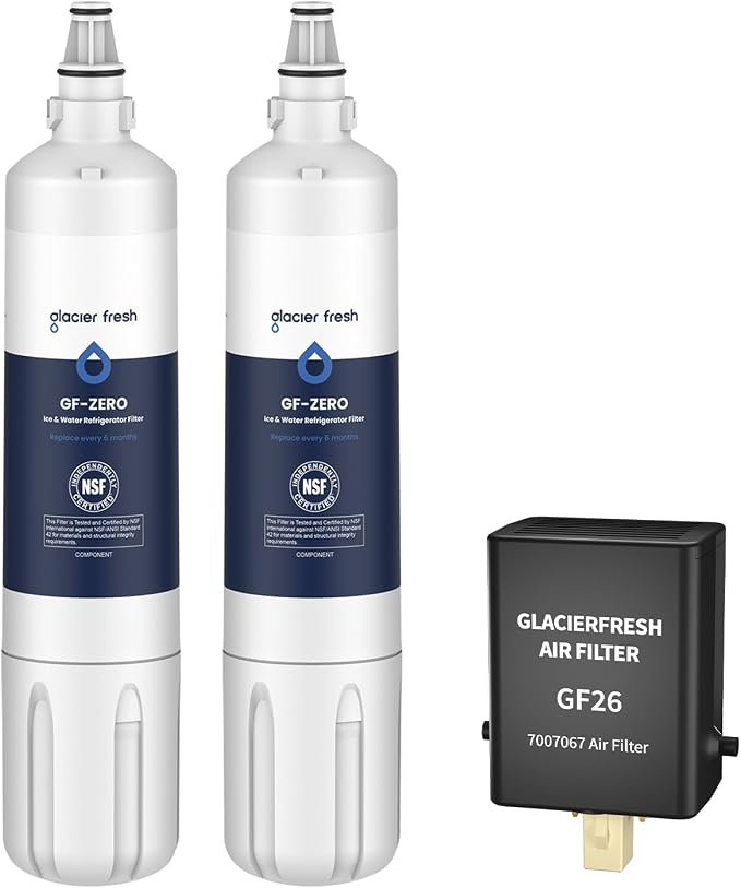 GLACIER FRESH Replacement for 4204490 Water Filter and 7007067 Air Purification by GLACIERFRESH