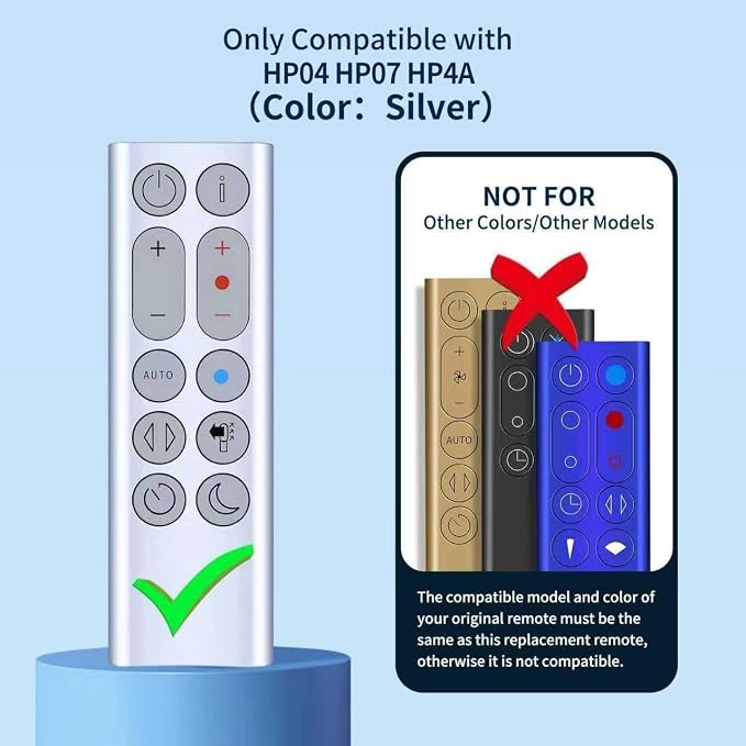 Replacement HP04 HP07 HP4A Fan Remote Control - Image 2