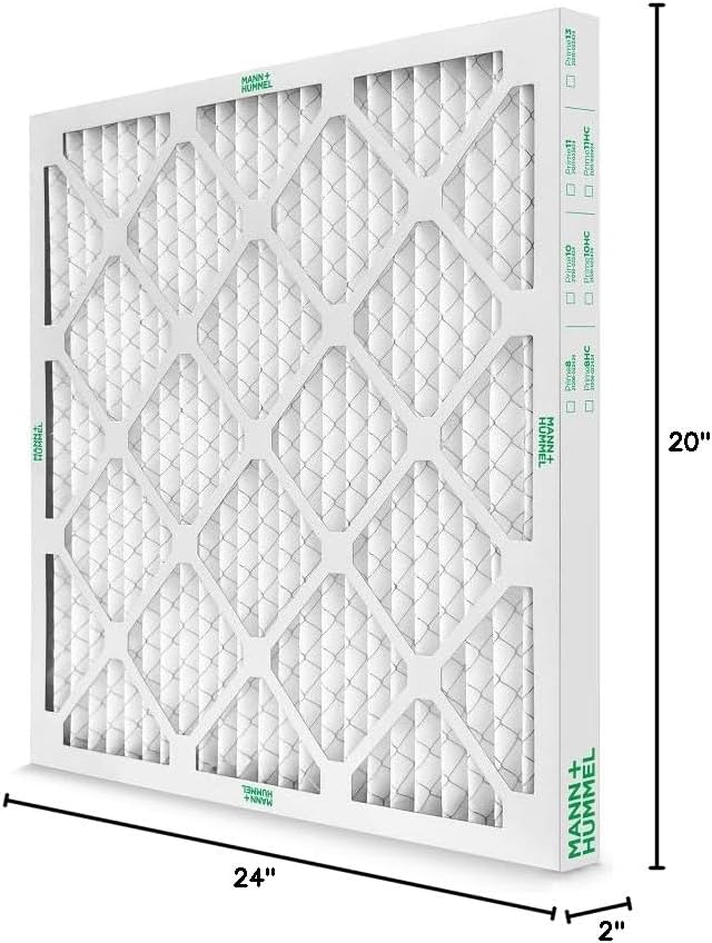 Mann+Hummel 20x24x2 MERV 11 Pleated HVAC AC Furnace Air Filters. Quantity 4. - Image 8