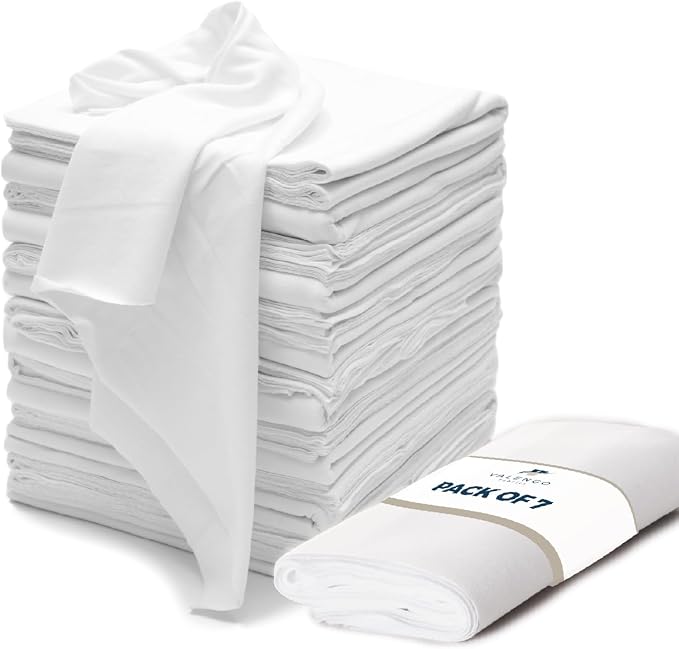 VALENGO New Lint Free Rags – 100% Cotton Cloth, Soft T-Shirt Rags, Lint Free by ValengoFabrics