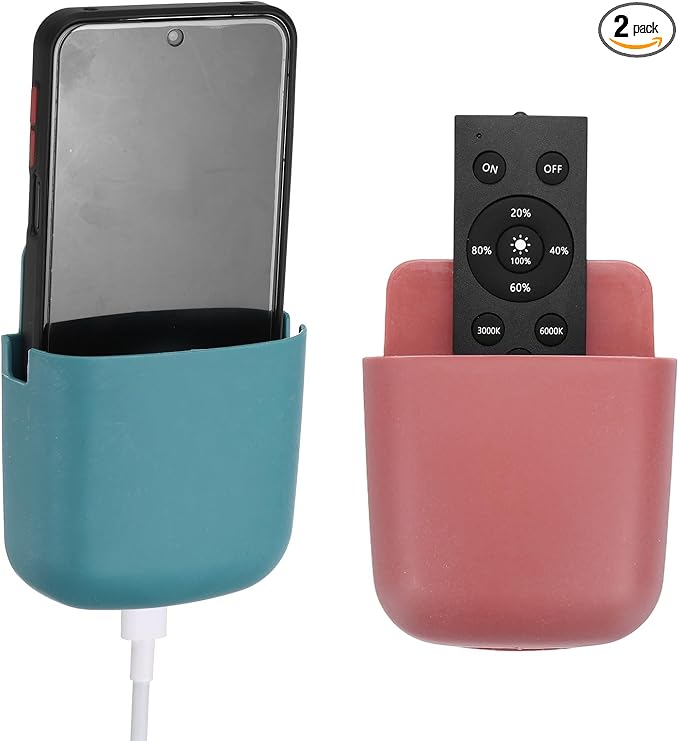 PATIKIL 2Pcs Remote Control Holder Wall Mount, Self-Adhesive TV Air Conditioner by PATIKIL
