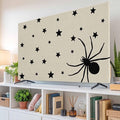 Halloween Spiders- Stars Black Shadow Indoor TV Cover, Elastic TV Screen by Unknown