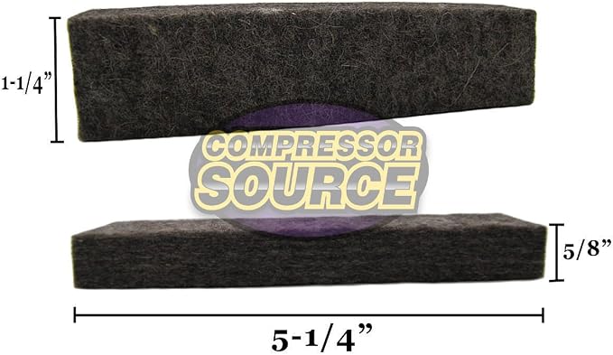 QUINCY AIR COMPRESSOR QTS3 QTS5 FELT AIR INTAKE FILTER - Image 3
