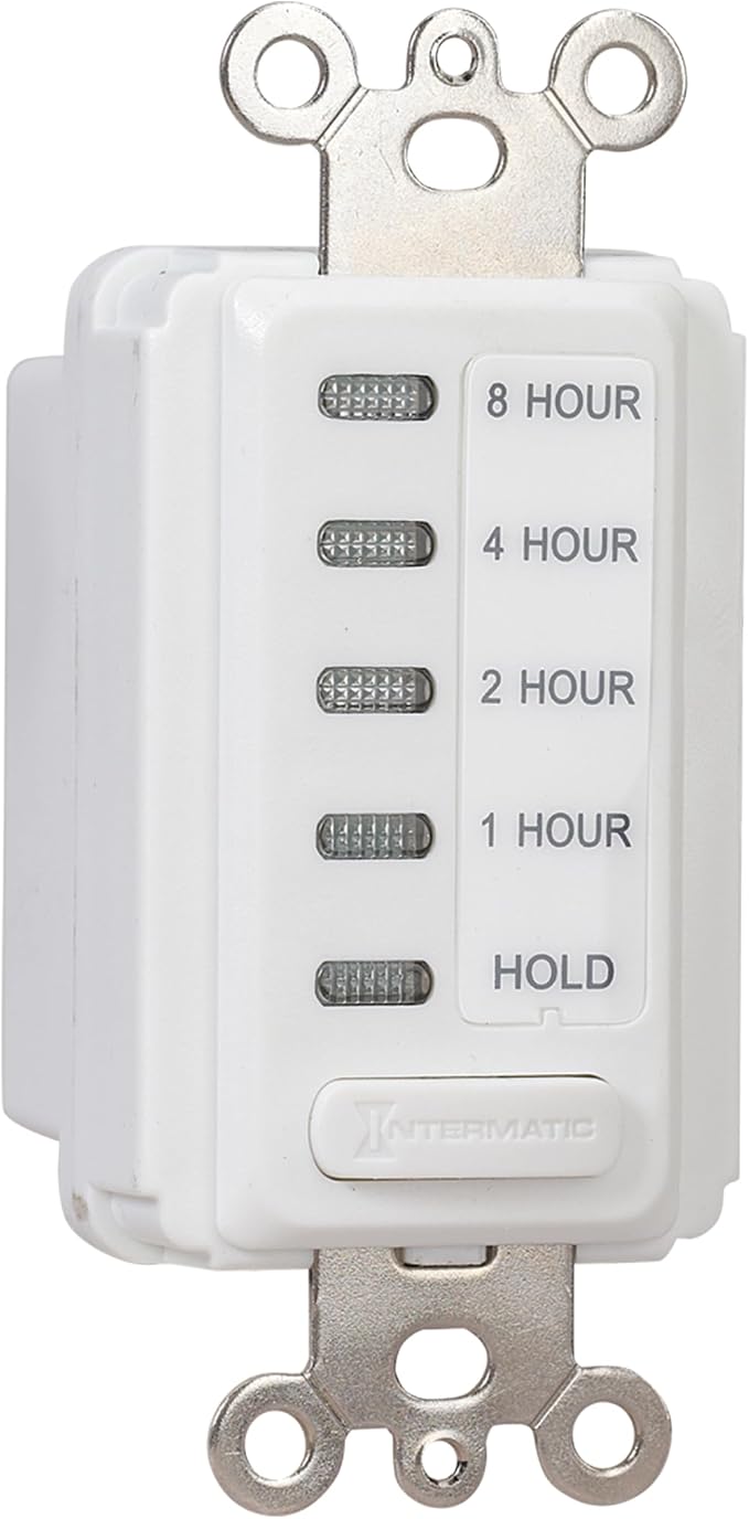 Intermatic EI220W-1 in-Wall Countdown Timer Switch, Whole House Fan, hold mode - Image 4