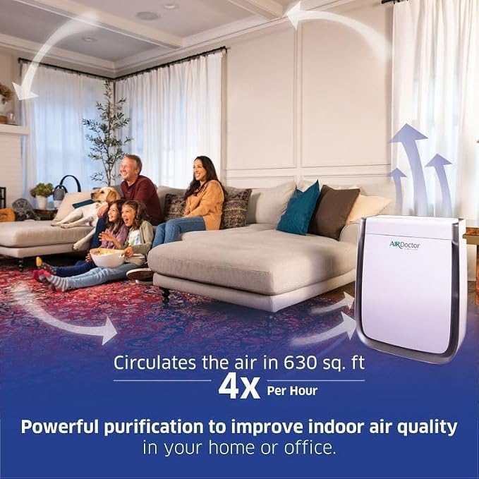 AIRDOCTOR AD3500 Air Purifier for Home and Large Rooms Up to 1260 sq. ft. - Image 8