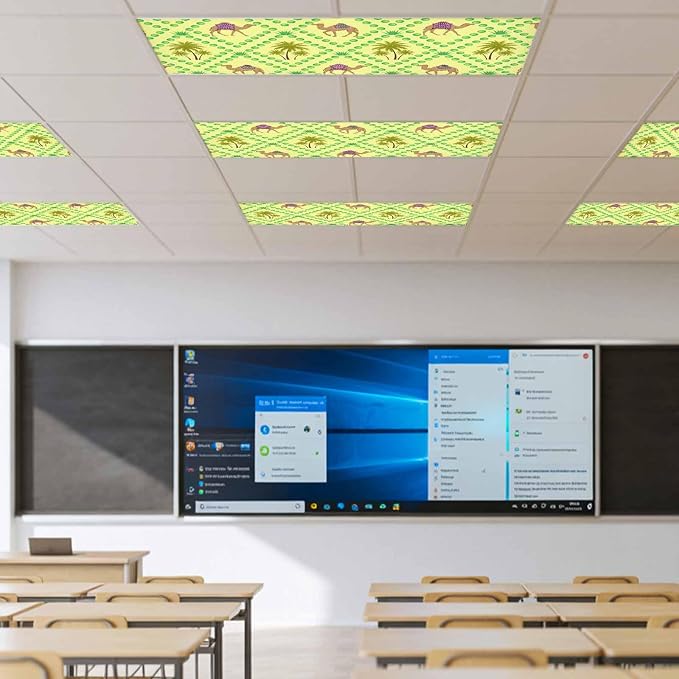 1 Pack Fluorescent Light Cover, Desert Sand Camels Light Covers - Image 4