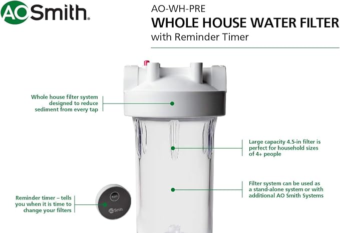 AO Smith Single-Stage Whole House Water Filter - Image 2