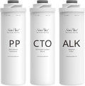 SimPure T1 Series 6-Month Replacement Filter Cartridge Pack Set by SimPure_Water