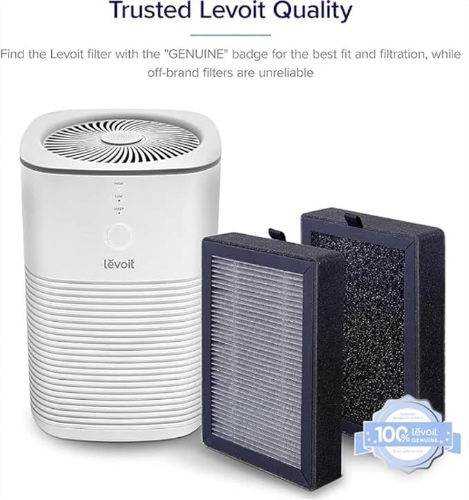 Levoit LV-H128 Air Purifier Genuine Replacement Filter, AHAM VERIFIDE, Capture - Image 2