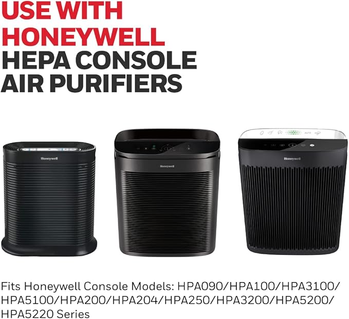 Honeywell HEPA Air Purifier Filter Value Kit – Includes 2 R HEPA Filters and 1 - Image 3