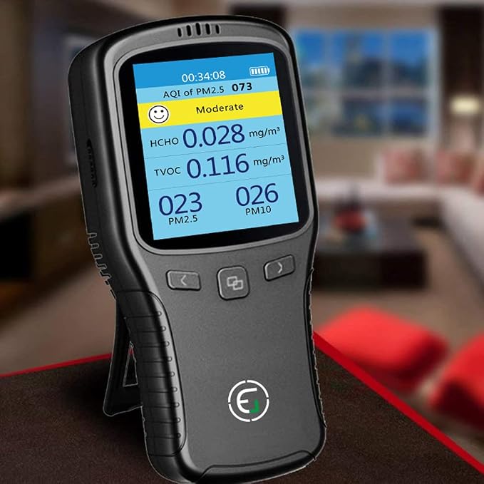 EG Air Quality Monitor, Formaldehyde Detector, Pollution Meter, Tester; Detect - Image 6