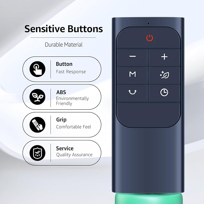 Tower Fan Remote Control Replacement, Compatible - Image 7