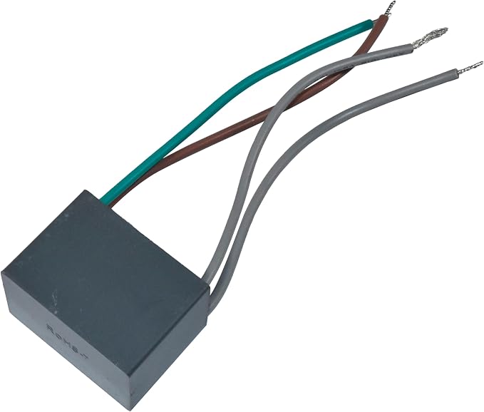 HQRP Ceiling Fan Capacitor CBB61 4.7uf+1uf 4-Wire UL Listed - Image 4