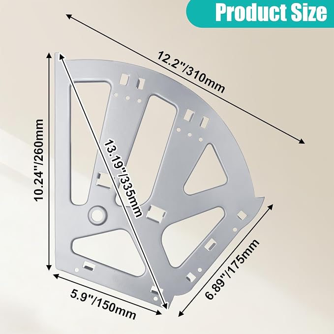 Litoexpe 3 Layers Silver Shoes Drawer Cabinet Hinges, Stainless Steel Shoe - Image 3