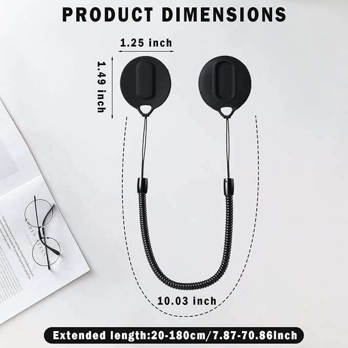 4-Pack Magnetic TV Remote Leash Holders - Image 6