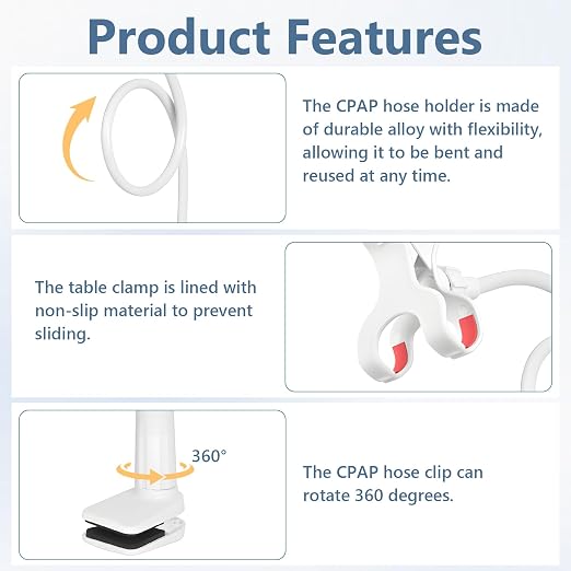 QCWN CPAP Hose Holder for Bed - Image 4