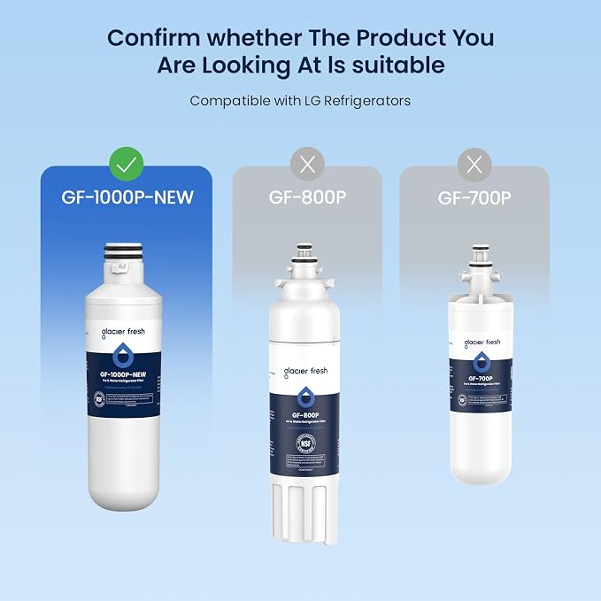 GLACIER FRESH LT1000PC Replacement Water Filter, Compatible - Image 5
